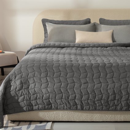 Покрывало Плейс-Grafit 230x250