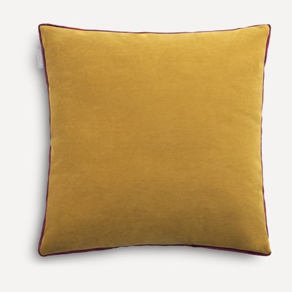 Подушка Бирни Velvet Yellow 45x45