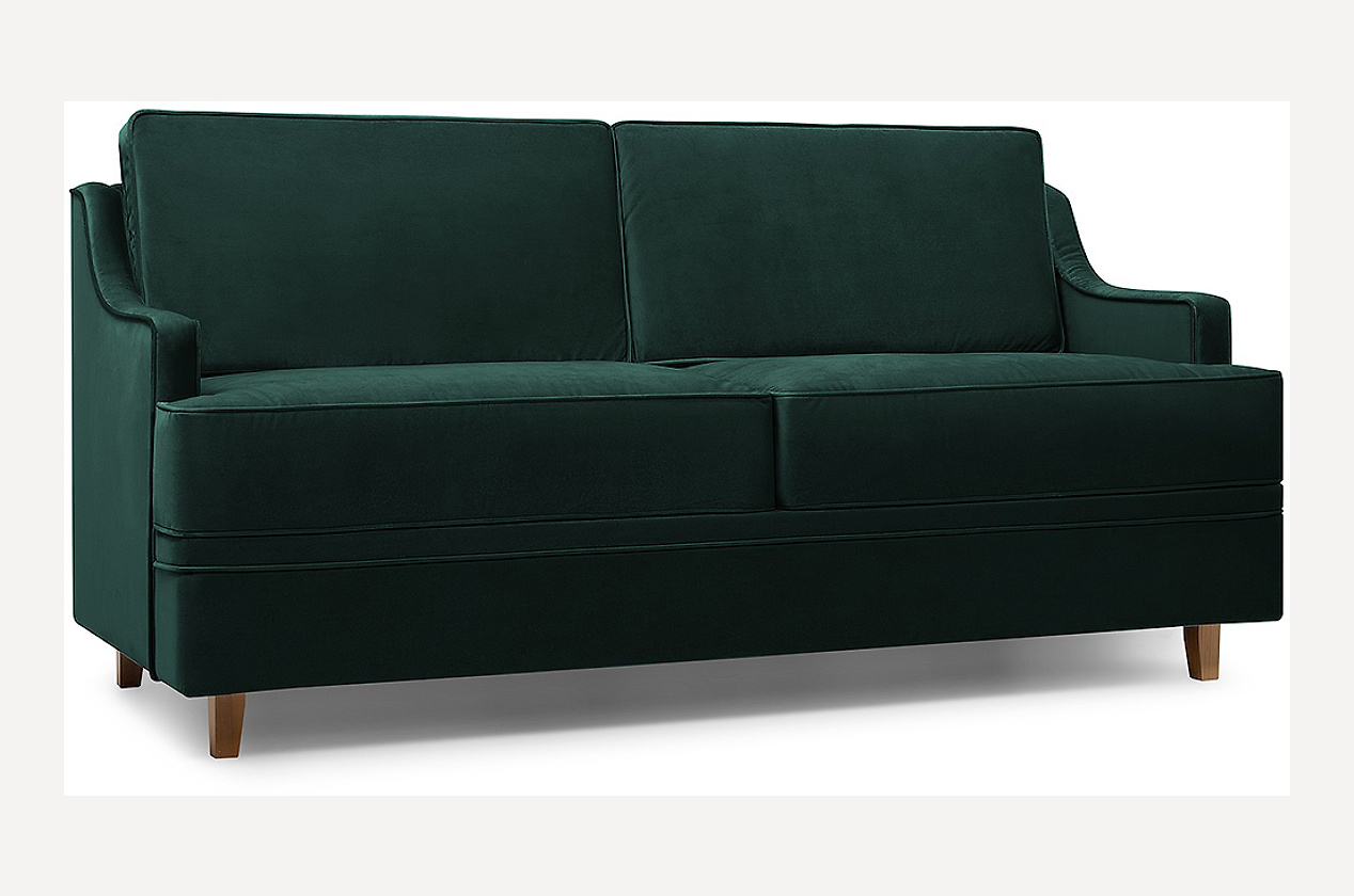 Диван прямой Мальта Dark Green – купить в Москве по цене 47 990 рублей ...