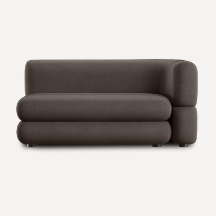 Диван прямой Brera-5 Velour Stone