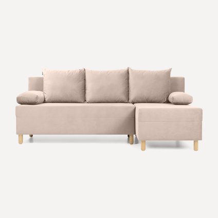 Диван угловой Амрано Velvet Caramel