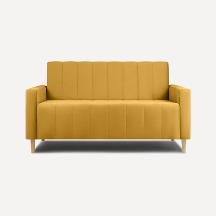 Диван прямой Маре-Мини 140 Velvet Yellow