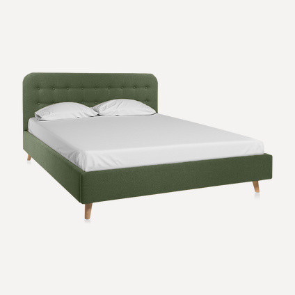 Кровать Динс 160 Velvet Olive
