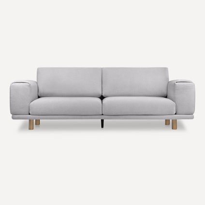 Диван прямой Кареро Bucle Silver