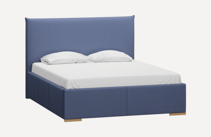 Кровать Слипсон 180 Velvet Navy Blue