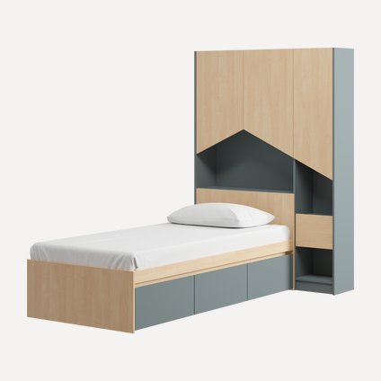 Кровать Пенни-2 90 Mint Plywood