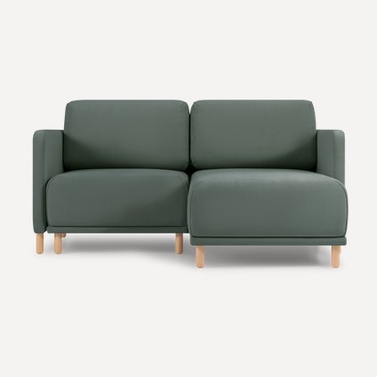 Диван угловой Нордика мини Velvet Olive