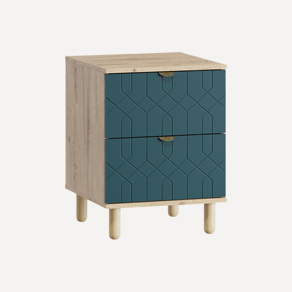 Тумба прикроватная Теджонс Deco Aquamarine