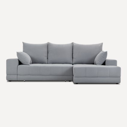 Диван угловой Дарол Velvet Silver
