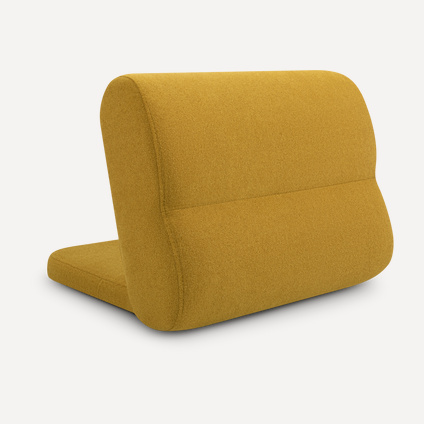 Подушка-спинка Альди-12 Bucle Yellow