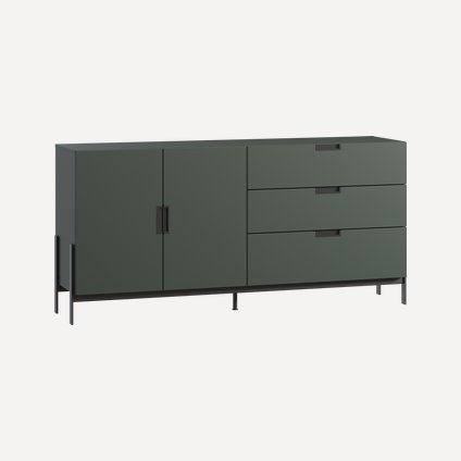 Тумба Лигес 183x87 Темно-зеленый