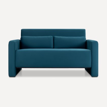 Диван прямой Ланер-Мини 140 Velvet Navy Blue