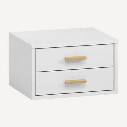 Тумба прикроватная подвесная Ивейн-9 White Double