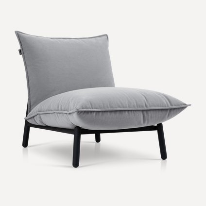 Кресло Рофл Velvet Silver