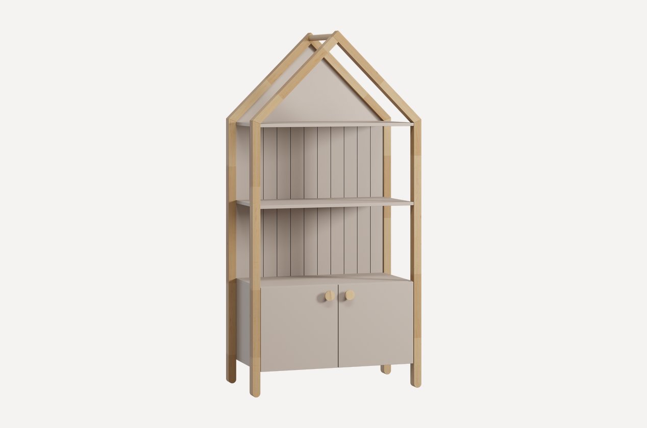 Стеллаж Руффи-1 Latte - фото 1 Стеллаж Руффи-1 Latte - фото 1