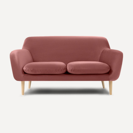 Диван прямой Дания-2 Barhat Salmon