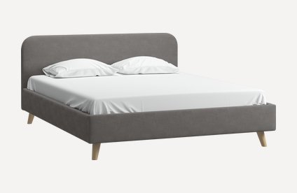 Кровать Лайтси 200 Velvet Grey