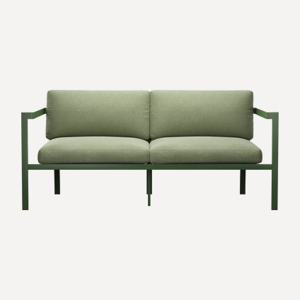 Диван садовый Lotus Textile Olive