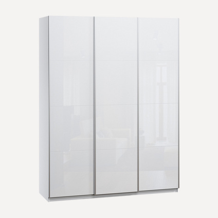 Шкаф-купе Итан-3-180-230 Glass Triple Белый