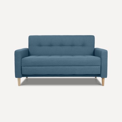 Диван прямой Нумо-Мини 140 Рогожка Голубой