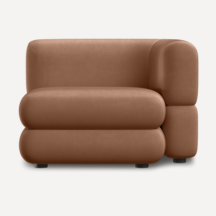 Кресло Brera-10 Velour Caramel