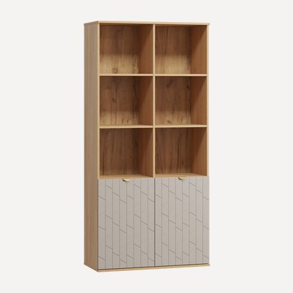 Стеллаж Монблан-2 Angle Santiago Oak