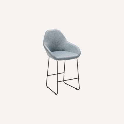 Стул полубарный Кент-4 Textile Grey