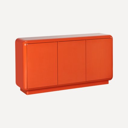 Тумба Венда 160x84 Оранжевый Глянец