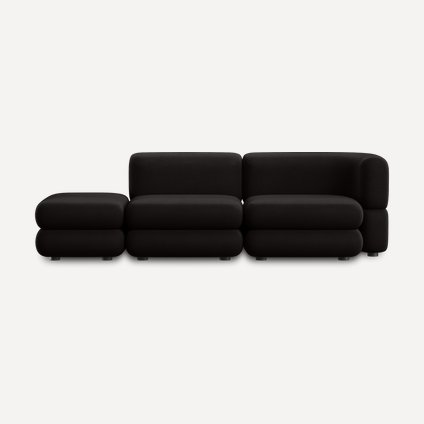 Диван модульный Brera-8 Velour Black