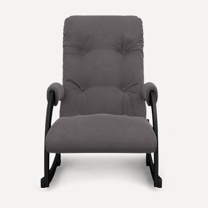 Кресло-качалка Прага Velvet Grafit