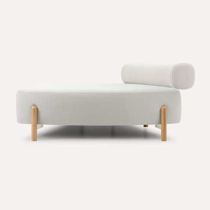 Угловое кресло Альди-5 Bucle White