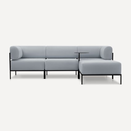 Диван модульный Нолан-B 1 Textile Grey