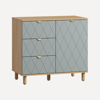 Тумба Теджонс-1 Diamond Mentol Oak