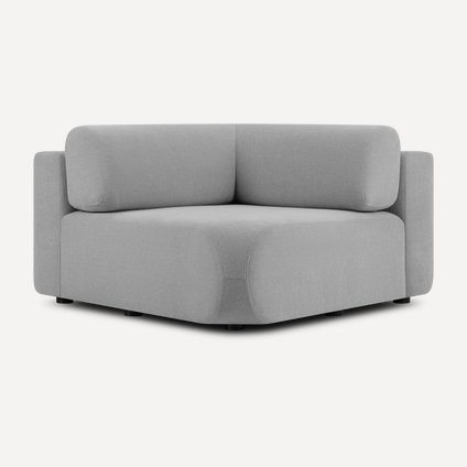 Угловое кресло Маиль-1 Bucle Silver