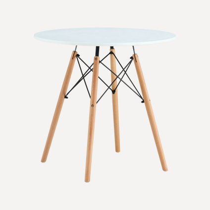 Кухонный стол Эймс-80-2 White