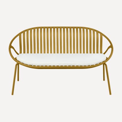 Диван садовый Филлис Рогожка Желтый