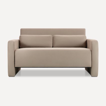 Диван прямой Ланер-Мини 140 Velvet Coffe