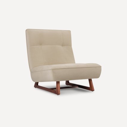 Кресло Рибс Velvet Beige