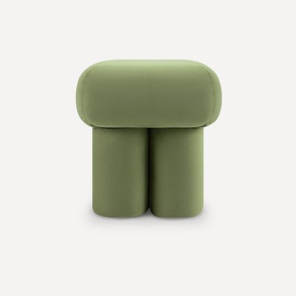 Пуф Хайл Велюр Оливковый