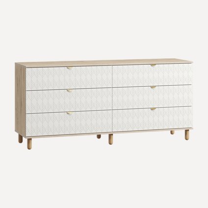 Комод Теджонс-4 Leaf Milk