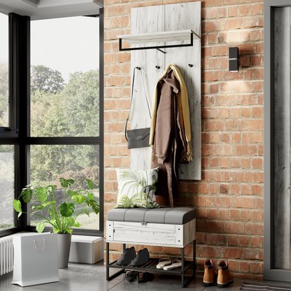 Модульная прихожая Сидней-2 Дуб Крафт Белый