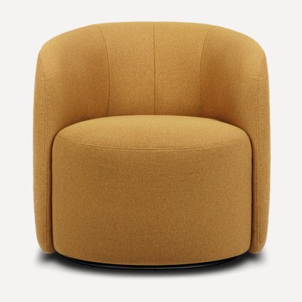 Кресло поворотное Мэник Textile Yellow