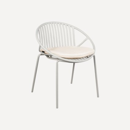Стул Филлис Рогожка Белый/Кремовой