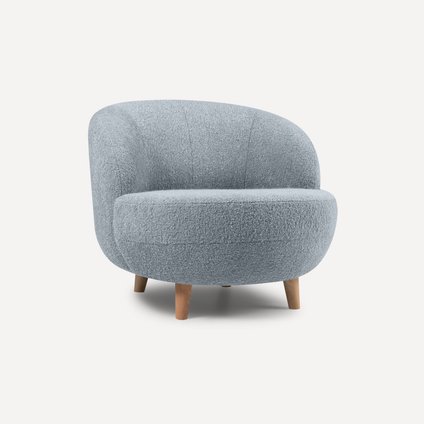 Кресло Иденси Bucle Silver распродажа