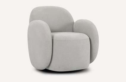 Кресло поворотное Теоп Bucle Beige распродажа