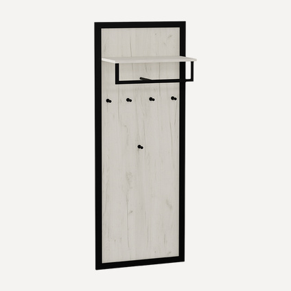 Вешалка Техно Дуб Крафт Белый