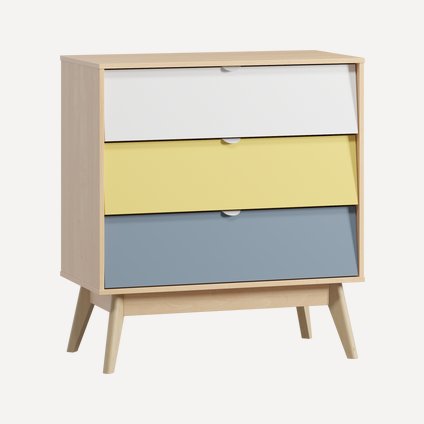 Комод Лесли Plywood Mustard