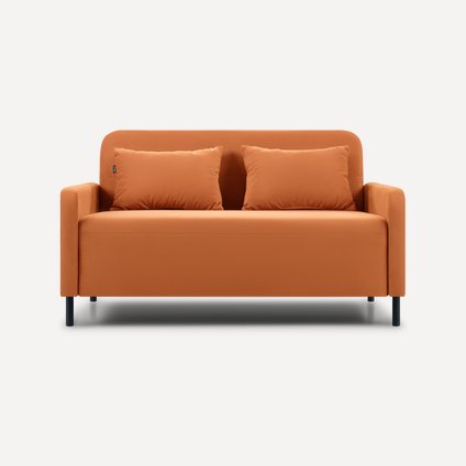 Диван прямой Филс-Мини 120 Velvet Orange