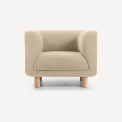 Кресло Венето Велюр Бежевый