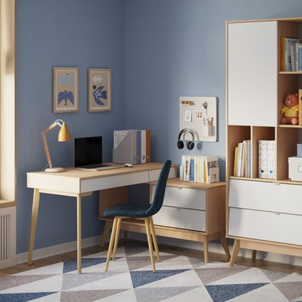 Модульный кабинет Лесли Plywood White
